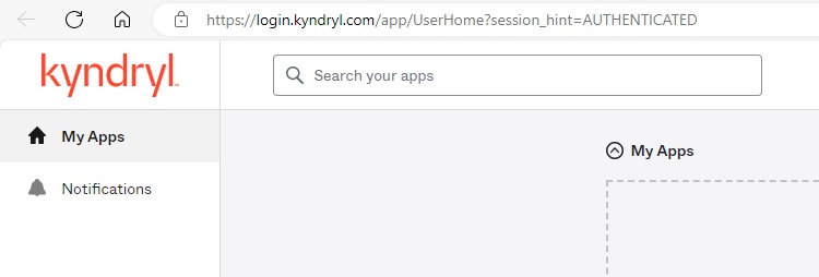 Kyndryl ID dashboard